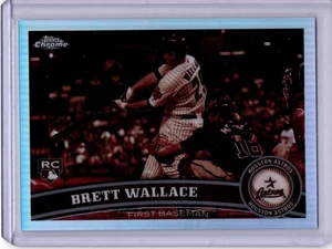2011 Topps Chrome Brett Wallace #203 Rookie Sepia Refractor/99 Houston Astros - Imagen 1 de 2