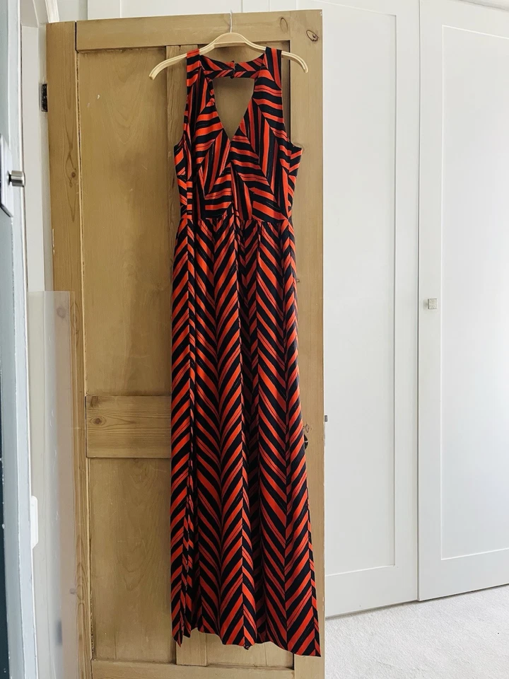 Impresionante vestido de seda Milly New York talla 12 Foto 1 de 4