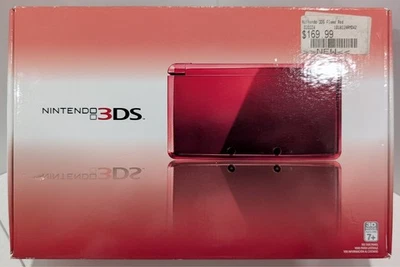 Flame Red Nintendo 3DS Authentic Box With Insert ONLY No System 2011 - Image 1 of 4