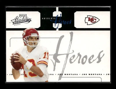 Joe Montana 2005 Playoff Absolute Memorabilia Absolute Heroes #13 #/250 - Image 1 of 2