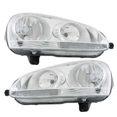 Headlights For Volkswagen Rabbit 2006-2009&Jetta 2005-2010 Left&Right Side Foto 1 de 4