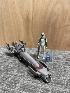 Star Wars - The Clone Wars BARC Speeder Bike + Clone Trooper Buzz 3.75" Figure - Picture 1 of 7