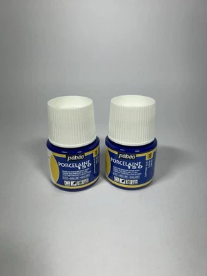 (2) Pebeo Porcelaine 150 China Paint (Sapphire Blue) 45ml Bottle - Image 1 of 4