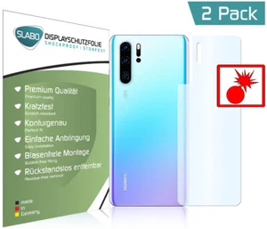 Slabo Rückseite Panzerschutzfolie für Huawei P30 Pro (2er Set) KLAR "Shockproof" - Picture 1 of 6