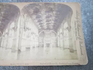 Gallery Of Henry II Fontainebleau France Underwood Stereoview Card - Picture 1 of 3