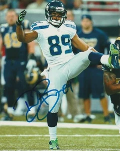 SEATTLE SEAHAWKS LEGEND DOUG BALDWIN SIGNED 8x10 PHOTO #1 NFL PROOF - Picture 1 of 2