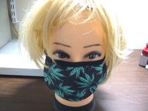 Mascarillas Faciales Seguridad Marihuana Olla Hojas Lavables Reutilizables Hombres Mujeres Mascarilla Facial - Imagen 1 de 5