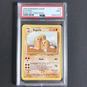 Dugtrio 19/102 Rare • English • Base Set Vintage • Pokemon • PSA Graded 9 Slab - Picture 1 of 3