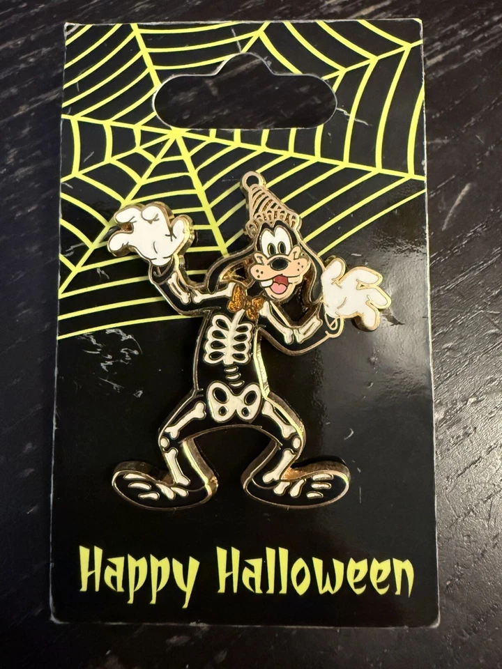 2006 Goofy скелет счастливый Хэллоуин костюм заколка зарево в темноте заколка - Изображение 1 из 1