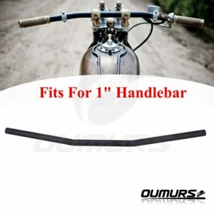 Manillar de motocicleta negro de 1" pulgada barra Z de arrastre para Harley Sportster XL 883 1200 - Imagen 1 de 12