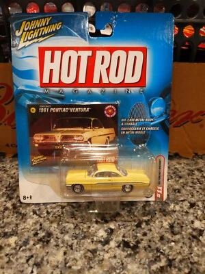  Revista Johnny Lightning Hot Rod - Pontiac Ventura 1961 - White Lightning Foto 1 de 4