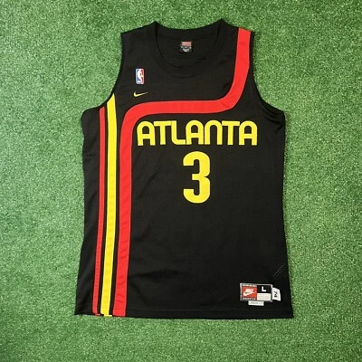 Nike Rewind NBA Atlanta Hawks Shareef Abdur-Rahim #3 Swingman Jersey Mens - L - Image 1 of 4