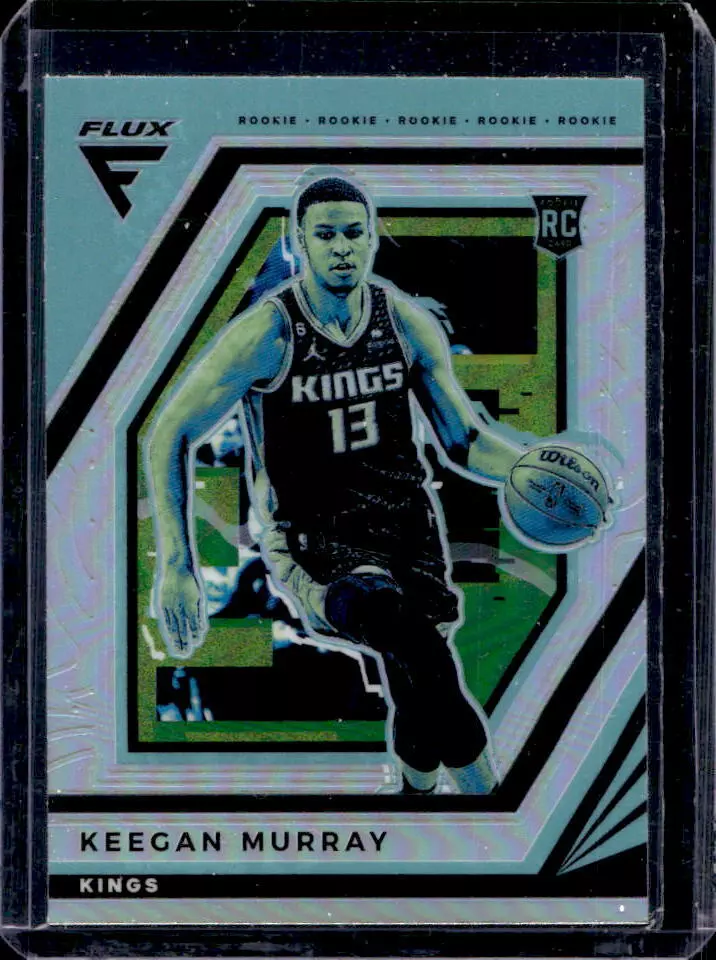 2022-23 Panini Flux Keegan Murray Silver Prizm Parallel Rookie RC #228 Kings (B)