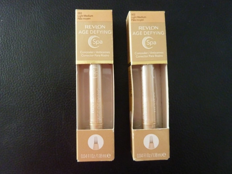 Revlon Age Defying SPA Concealer-LIGHT MEDIUM 002-TWO-New In Box-BUY MORE & SAVE - Image 1 of 1