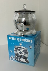 Disco Ball Ice Bucket for Party Supplies with Lid, Insulated Stainless Steel Tub - Picture 1 of 6