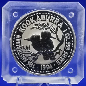 1 oz Kookaburra 1990 - 2024 plata 1 dólar Australia moneda de plata 999/1000 pájaro - Imagen 1 de 68