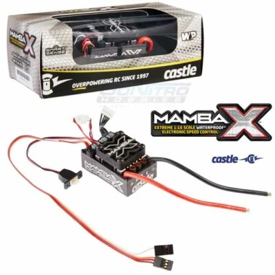 NEW Castle Creations Mamba X 1/10 Sensored 25.2V Waterproof ESC / Speed - Image 1 of 4