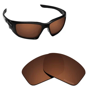 Hawkry SaltWater Proof Brown Replacement Lenses for-Oakley Scalpel -Polarized - Picture 1 of 3
