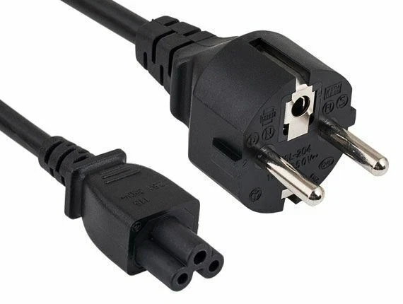 New 6ft (180cm) European 3-Prong Notebook Power Cord 50pcs - Image 1 of 4