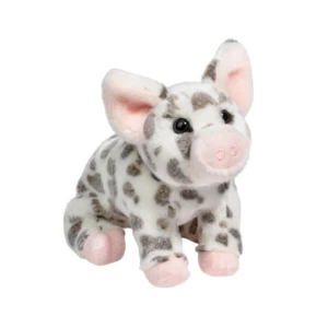 PAULINE the Plush SM SPOTTED PIG Stuffed Animal - by Douglas Cuddle Toys - #1890 - Picture 1 of 9