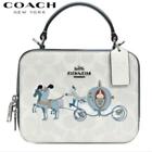 Coach Cinderella Shoulder Handbag 2way 14 Cm X 18 Cm X 6.5 Cm With Box 1221 M