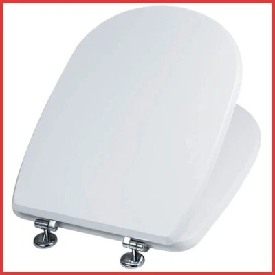 sedile copriwater cesame aretusina copri wc vaso asse sedile tavoletta di legno - Immagine 1 di 4