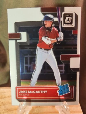 2022 Donruss Optic JAKE McCARTHY Rated Rookie #73 Diamondbacks RC - Image 1 of 2