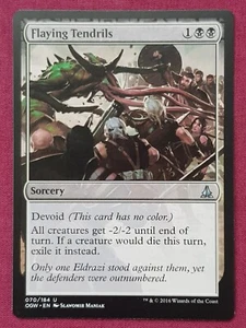 Magic The Gathering OATH OF THE GATEWATCH FLAYING TENDRILS devoid card MTG - Picture 1 of 2