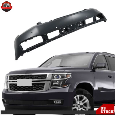 For Chevrolet Suburban/Tahoe 15-20 With Sensor Holes Primed Front Bumper Cover Foto 1 de 4