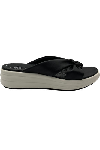 Sandali Clarks Cloudsteppers annodati slide Drift Ave neri