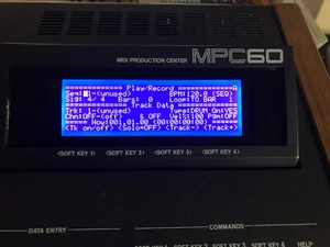 AKAI MPC60 mk1 LED SCREEN LCD NEW!!including metal frame and new display window! - Picture 1 of 10