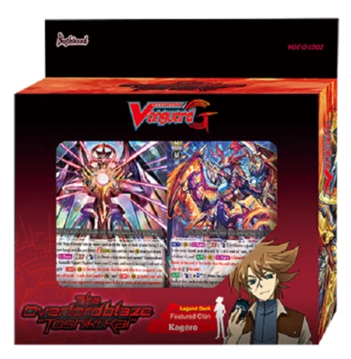 Cardfight!! Vanguard G Legend Deck The Overlord Blaze "Toshiki Kai" - Image 1 of 2