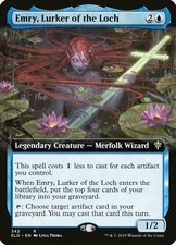 Emry, Lurker of the Loch NM MTG Extended Art Commander