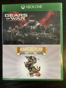 Gears of War Ultimate Edition & Rare Replay Bundle (Xbox One, 2015) w/ Stickers! - Picture 1 of 4
