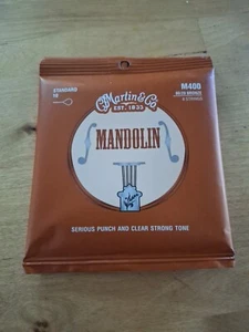 Martin M400 Mandolin Strings Standard 10-34 80/20 Bronze Wound M-400 - Picture 1 of 2