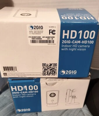 NEW SEALED 2 Indoor HD Cameras With Night Vision - Image 1 of 2