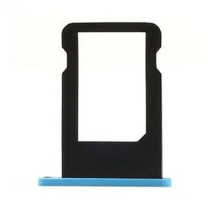 BLUE Micro Sim Card Tray Holder Slot Replacement For Apple iPhone 5C - Picture 1 of 1