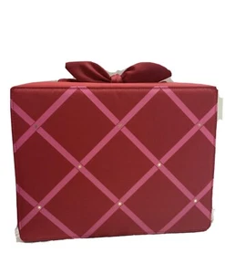 Estee Lauder Red Makeup Cosmetic Bag Train Case 2021 Case Only - Picture 1 of 1