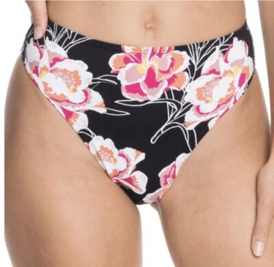 Roxy PT Beach Classics High Rise  Bikini Bottom sz XL Anthracite Zilla - Image 1 of 3