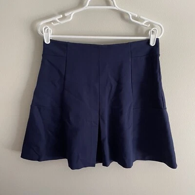 Vineyard Vines женщин S темно-синий понте трикотажа опрятный Academia плиссированные мини юбка - Изображение 1 из 4