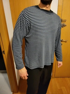 JERSEY RIP CURL TALLA M COLOR AZUL-BLANCO LIVE SEARCH MATERIAL ALGODON USED - Imagen 1 de 4