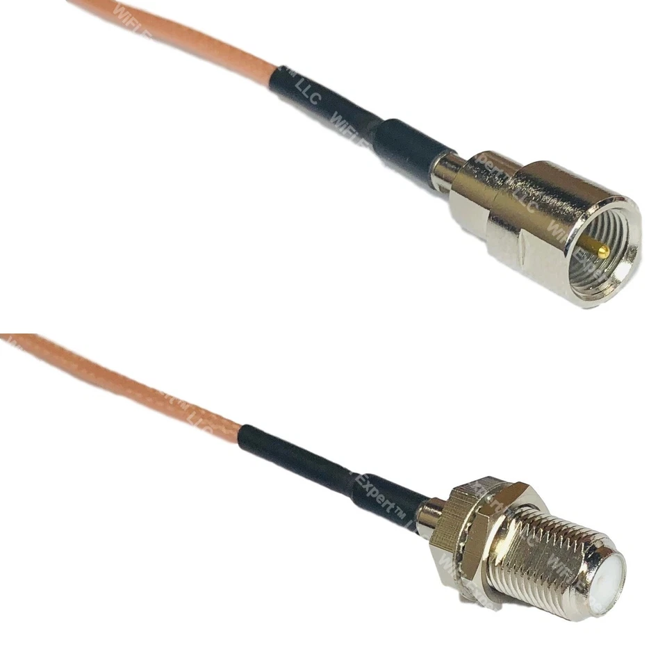 RG316 FME MALE to F FEMALE RF Cable Rapid-SHIP LOT - Image 1 of 1