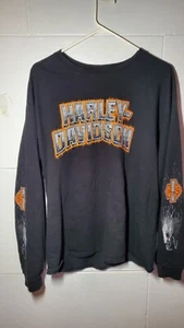 harley davidson shirt long sleeve Size Large - Picture 1 of 7