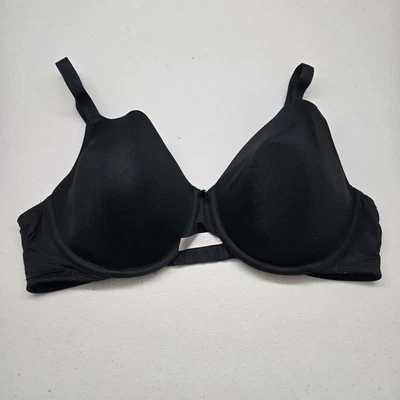 Sujetador Cacique Mujer 40DD Negro Ligeramente Forrado Camiseta Con Aros Foto 1 de 4
