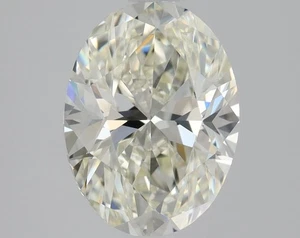 Cert. GIA Oval Cut 1.50 Carat Natural Mined Diamond Loose K color VVS2 clarity - Picture 1 of 2