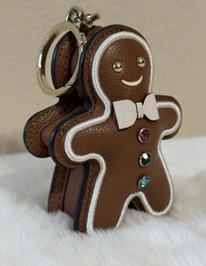 Kate Spade Neuheit Lebkuchen Leder Schlüsselanhänger Taschenanhänger K9269 - Bild 1 von 9
