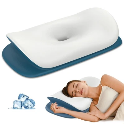 Cervical Neck Pillow for Pain Relief - Ergonomic Memory Foam Contour Pillows ... - Image 1 of 4