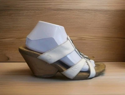 Sandálias anabela femininas Dr Scholls The Original tamanho 9,5 brancas - Imagem 1 de 4