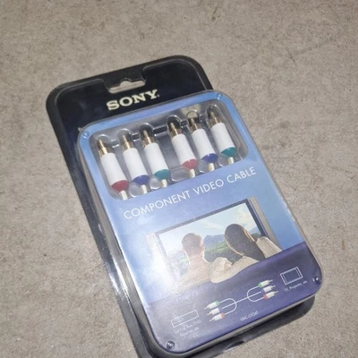New, Sealed SONY VMC-CV24T Component Video Cable 8 ft. length - Image 1 of 2