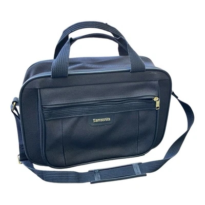 Vintage Samsonite Acclaim Carry On Travel Bag Under Seat Luggage Duffle Black - Image 1 of 4